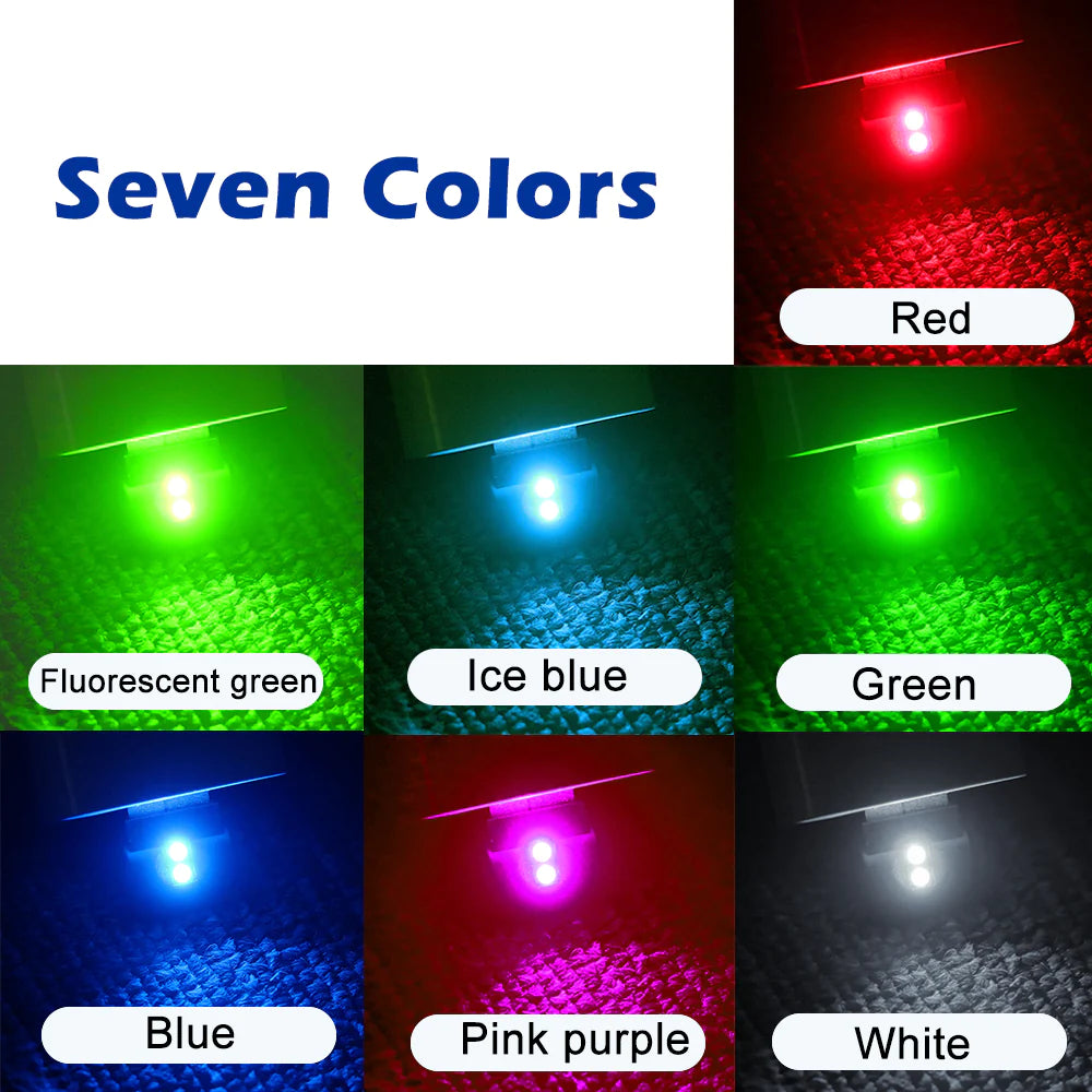 Mini USB LED Car Light Auto Interior Atmosphere Light Emergency Lighting Light PC Auto Colorful Decorative Lamp Car Accessory